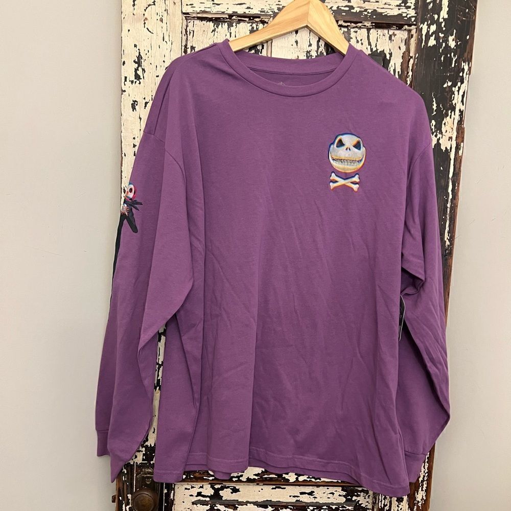 NWT Disney The Nightmare Before Christmas Jack Skellington long sleeve T-shirt.